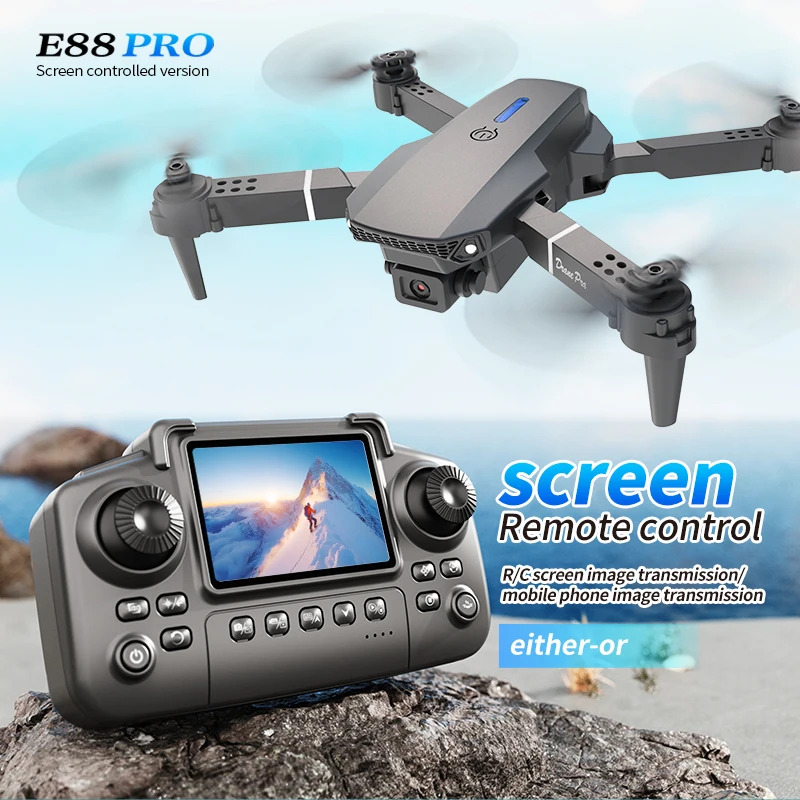 Drone Battery Case - Profissional e88 pro drone com tela