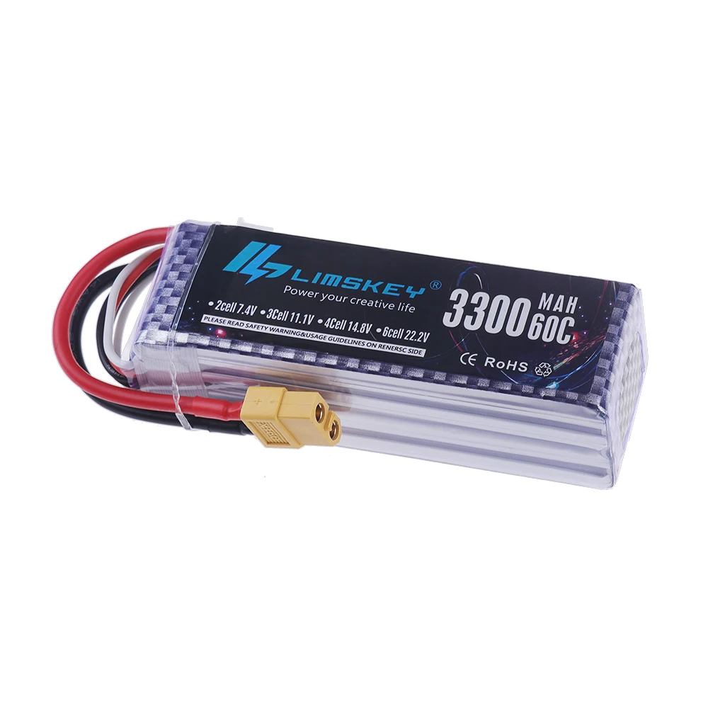 Bateria LiPo 4S 14.8V 3300mAh  - Drone Battery 4S avaliação e preço