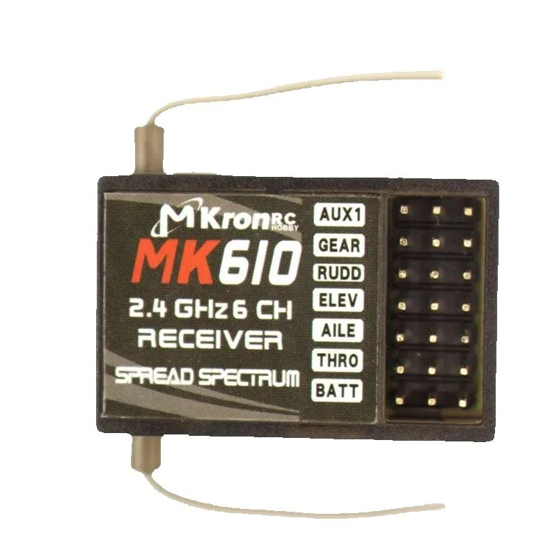 DSM2 MK610 AR6100 2.4G 6CH RC  - Drone Battery Plate avaliação e preço